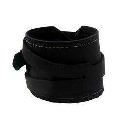 Lederarmband Classic Farbe schwarz Armband Echtleder von Lederecke Konstanz