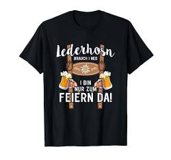 Herren Trachten T-Shirt Lederhose Oktoberfest T-Shirt von Lederhosen Trachten Shirts