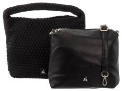 Ledermeid Prato LM Joyce S973-W Neopren Umhängeteasche Bag in Bag black von Ledermeid