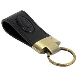 Branco Leder Schlüssel Anhänger Schlüsselanhänger hochwertig schwarz Leder von Ledershop24
