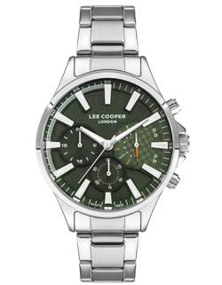 LEE COOPER Herren-Armbanduhr, multifunktional, grünes Zifferblatt, LC07394.370, Grün, grün von Lee Cooper