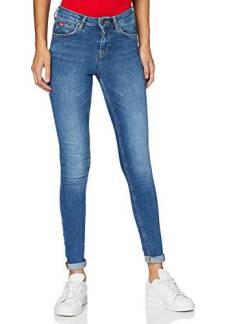 Lee Cooper Damen Pearl Skinny Fit Jeans, Blau, 27W / 30L von Lee Cooper