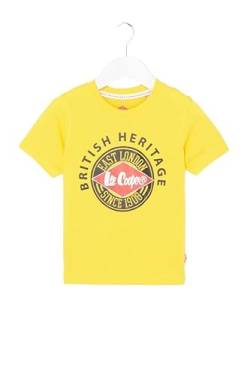 Lee Cooper Jungen Glc0124 TMC, Gelb T-Shirt, 6 Jahre von Lee Cooper