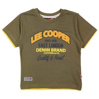 Lee Cooper Print-Shirt Lee Cooper Kinder Jungen T-Shirt Kurzarm Shirt Gr. 104 bis 164, 100% baumwolle von Lee Cooper