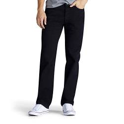 LEE Herren Jeans mit lockerer Passform und geradem Bein, Doppel schwarz, 33W / 29L von Lee