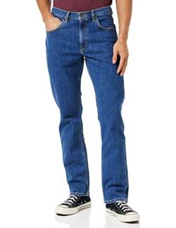 Lee Brooklyn Straight Herren Jeans, Mid Stonewash, 30W / 34L von Lee