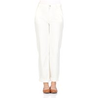 Lee Damen Hose Relaxed Chino - Relaxed Fit - Weiß - Ecru von Lee