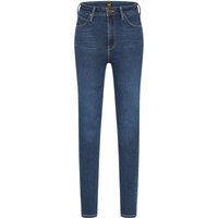 Lee Damen Jeans Ivy - Skinny Fit - Blau - Worn Willow von Lee