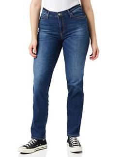 Lee Damen Marion Straight Jeans, Blau (night Sky), 28W / 31L von Lee