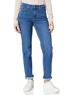 Lee Damen Marion Straight Jeans, MID ADA, W34 / L33 von Lee