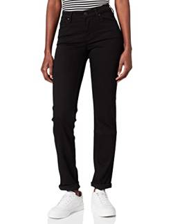 Lee Damen Marion Straight Jeans, Schwarz (Black Rinse 47), 27W / 33L von Lee