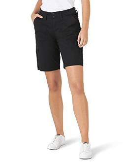 Lee Damen Missy Relaxed Fit Avey Knit Waist Cargo Bermuda Shorts, schwarz, 38 von Lee