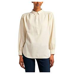 Lee Damen Pintucked Relaxed Blouse Shirt, Ecru, XL Große Größen EU von Lee