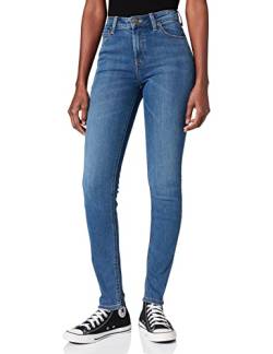 Lee Damen Scarlett High Skinny Jeans, Blau (Mid Copan Iw) , 26W/31L von Lee