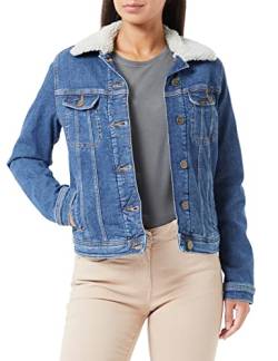 Lee Damen Sherpa Rider Denim Jacket, WEST, S EU von Lee