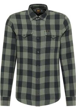 Lee Herren CLEAN Western Shirt, Green, XL von Lee