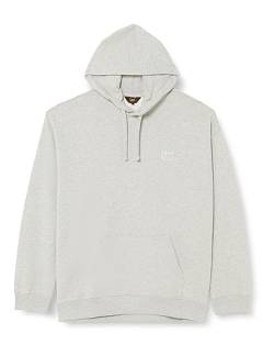 Lee Herren Core Loose Hoodie Sweatshirt, Grau, M EU von Lee