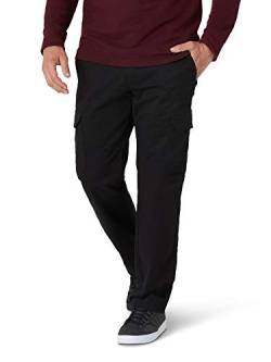 Lee Herren Extreme Motion Cargohose aus Twill Hose, Buddy Black, 32W / 34L von Lee