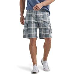 Lee Herren Extreme Motion Carolina Cargo Shorts Cargos, Schlichtes graues Karomuster, 54 DE von Lee