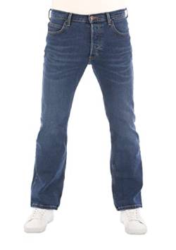 Lee Herren Jeans Bootcut Denver Hose Blau Jeanshose Männer Baumwolle Stretch Denim Blue w36, Farbe: Aged Alva, Größe: 36W / 30L von Lee