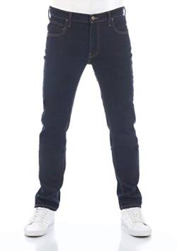 Lee Herren Jeans Regular Fit Daren Zip Fly Hose Blau Straight Jeanshose Baumwolle Denim Stretch Blue w30, Farbe: Rinse Blue, Größe: 30W / 30L von Lee