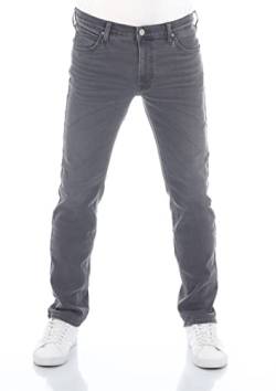 Lee Herren Jeans Regular Fit Daren Zip Fly Hose Grau Straight Jeanshose Baumwolle Denim Stretch Grey w30, Farbe: Light Grey, Größe: 30W / 32L von Lee
