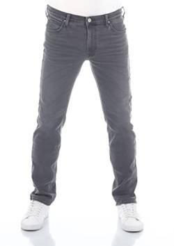 Lee Herren Jeans Regular Fit Daren Zip Fly Hose Grau Straight Jeanshose Baumwolle Denim Stretch Grey w31, Farbe: Light Grey, Größe: 31W / 34L von Lee