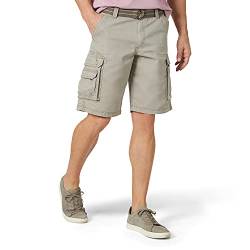 Lee Herren Latzhose Wyoming Cargo-Shorts mit Gürtel Cargos, Moschus, 49 von Lee