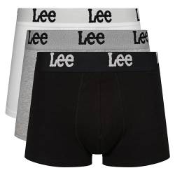 Lee Herren Men's Boxer Shorts in Black | Soft Touch Organic Cotton Trunks Boxershorts, von Lee