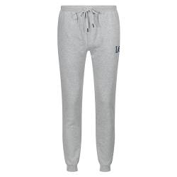 Lee Herren Men’s Lounge Pants In Grey 100% Cotton, Standard Fit Loungewear Casual Pants, Grey Marl, von Lee