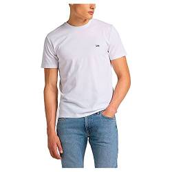 Lee Herren PATCH LOGO TEE T-shirts, WHITE, M von Lee