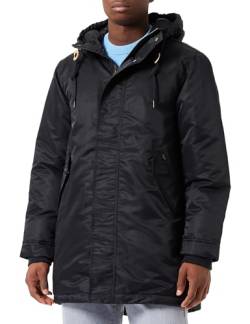 Lee Herren Parka Jacket, Schwarz, M EU von Lee