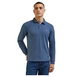 Lee Herren Pique Polo Shirt, Blau, XL EU von Lee