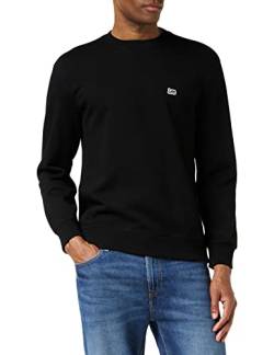 Lee Herren Plain Crew Black Sweatshirt, Schwarz (Black 01), L EU von Lee