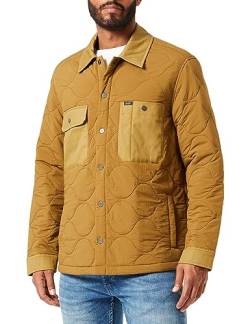 Lee Herren Quilted Overshirt Jacket, Tumbleweed, 5XL von Lee