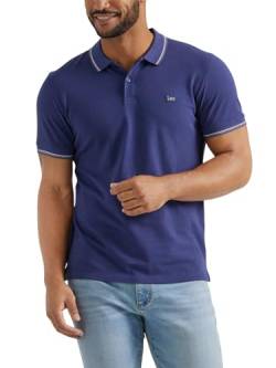 Lee Legendäres Poloshirt für Herren, Mittelalterblau, L von Lee