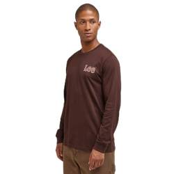 Lee Men's Essential LS Tee T-Shirt, Arabica, L von Lee