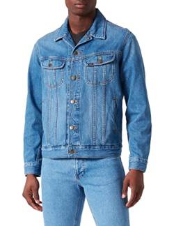 Lee Men's Rider Denim Jacket, Blue Bird MID Worn, Medium von Lee