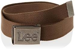 Lee Men's Webbing Belt, Brown, 105 von Lee