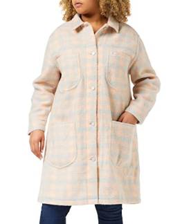 Lee Women's Elongated Chore Coat BUZZ-L55JCT68 Jacket, Peach Buzz, Large von Lee