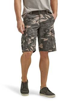 Lee Wyoming Herren Latzhose mit Gürtel, Asche-Camouflage, 46 von Lee