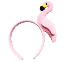 Lustiger Flamingo-Stirnband, Kostüm, Kopfschmuck, Cosplay, für Urlaub, Party, Dekoration, Rosa von Leeadwaey