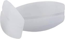 Silikon BH-Trägerkissen Anti-Rutsch-Pads Schulterschoner Hellrosa, weiß transparent, Einheitsgröße von Leeadwaey