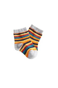 Leela Cotton 2 Paar Baby Kinder Socken Bio-Baumwolle Unisex 3307 (21-23, Curryringel) von Leela Cotton