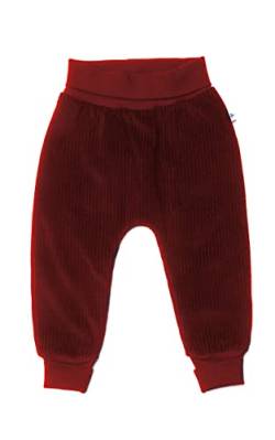 Leela Cotton Baby Cordhose Bio-Baumwolle Hose 2072 (74-80, Bordeaux) von Leela Cotton