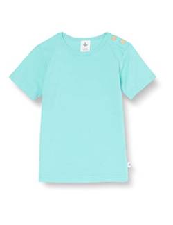 Leela Cotton Baby Kinder Kurzarm T-Shirt Bio-Baumwolle GOTS Shirt Jungen Mädchen Gr. 50 bis 128 (116, türkis) von Leela Cotton
