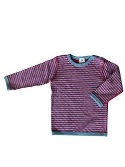 Leela Cotton Baby Kinder Langarmshirt Wendelangarmshirt Bio-Baumwolle Wendeshirt T-Shirt Jungen Mädchen Gr. 50/56 bis 98/104 (98/104, Isfahan) von Leela Cotton