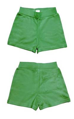 Leela Cotton Baby Kinder Shorts Bio-Baumwolle 2020 Gr. 74 bis 128 (128, waldgrün) von Leela Cotton