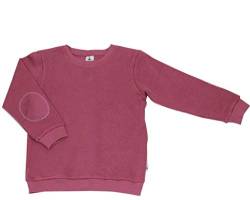 Leela Cotton Baby Kinder Sweatshirt Piquestoff Bio-Baumwolle Langarmshirt (86/92, Altrosa) von Leela Cotton