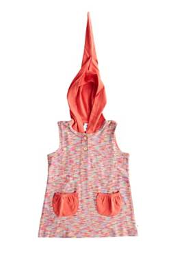 Leela Cotton Baby Kinder Tunika Bio-Baumwolle Kapuzenkleid Kleid 2034 (98-104, Sonne) von Leela Cotton